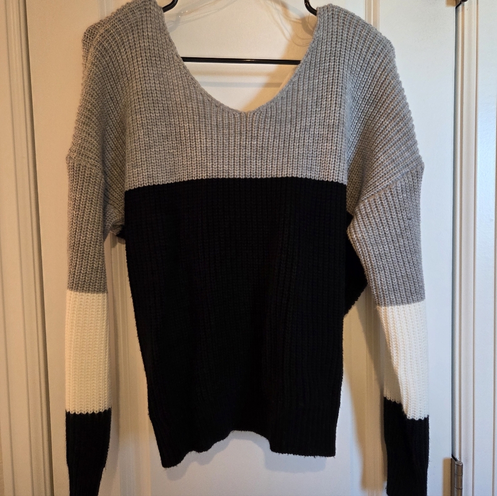 Twist Back Sweater